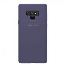 Силиконов калъф / гръб / TPU за Samsung Galaxy Note 9 - тъмно син
