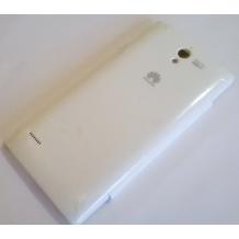 Оригинален кожен калъф Flip Cover за Huawei Ascend G700 - бял