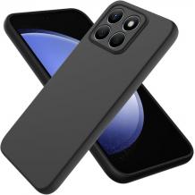 Силиконов калъф / кейс / Nano TPU за Honor X8C - черен гръб със защита за камерата