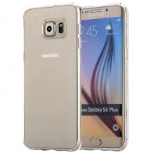 Луксозен калъф ROCK Pure Series Ultra Thin Case за Samsung Galaxy S6 Edge+ G928 / S6 Edge Plus - прозрачен 