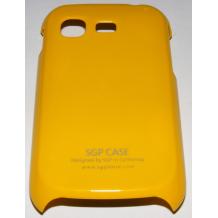 Заден предпазен твърд гръб / капак / SGP за Samsung Galaxy Pocket S5300 - жълт