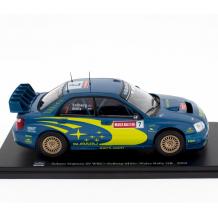 Метална кола Subaru Impreza S9 WRC - Solberg-Mills - Wales Rally GB 2003 1:24