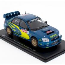 Метална кола Subaru Impreza S9 WRC - Solberg-Mills - Wales Rally GB 2003 1:24