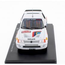 Метална кола Peugeot 205 Turbo 16 EVO 1 - Salonen-Harjanne - 1000 Lakes Rally 1985 - Hachette 1:24