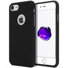 Луксозен силиконов калъф / гръб / TPU Mercury GOOSPERY Soft Jelly Case за Apple iPhone 7 Plus - черен