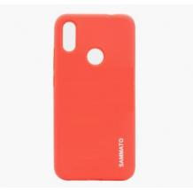 Луксозен силиконов калъф / гръб / Sammato Cover TPU Case за Huawei P30 Lite - червен