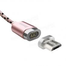Магнитен USB кабел за iOS (iPhone) Baseus - Rose Gold