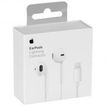 Оригинални стерео слушалки / handsfree / за Apple iPhone 14 / 14 Pro / 14 Pro Max / Lightning - бели