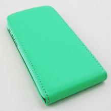 Кожен калъф Flip тефтер за Apple iPhone 6 4.7" - Flexi / зелен