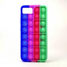 Силиконов калъф / гръб / TPU 3D Rainbow POP It / Popit / Попит за Apple iPhone 7 / iPhone 8 / iPhone SE2 2020 - art 1