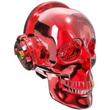 Bluetooth тонколона Skull Head / Skull Head Bluetooth Wireless Stereo Speaker - червена 