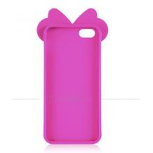 Силиконов калъф / гръб / ТПУ за Apple iPhone 4 / iPhone 4S - Pink / Minnie Mouse