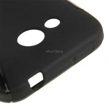 Силиконов калъф / гръб / ТПУ S-Line за HTC Desire 200 - черен