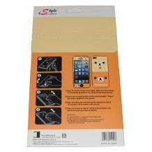 Скрийн протектор / Screen protector лице и гръб за Apple Iphone 4 / 4s - Rilakkuma