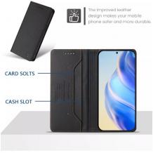 Кожен калъф Flip тефтер Magnetic Book Pro със стойка за Samsung Galaxy A05s - черен