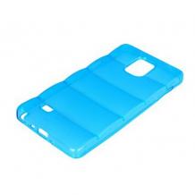 Силиконов калъф / гръб / TPU 3D за Samsung Galaxy Note 4 N910 - син