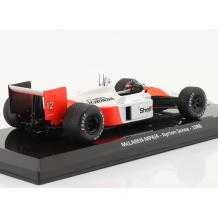 Метална кола McLaren MP4/4 Ayrton Senna Formula 1 World Champion 1988 - Edicola 1:24