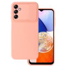 Силиконов калъф / гръб / за Soft Case за Samsung Galaxy A56 5G - прасковен със защита за камерата