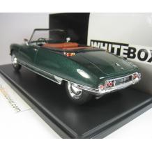 Метална кола Citroen DS 19 Convertible 1963 metallic-green - WHITE BOX 1:24