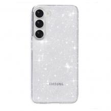 Луксозен силиконов калъф / кейс / Crystal Case TPU за Samsung Galaxy A26 5G - прозрачен / брокат