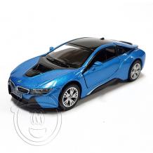 Колекционерска метална кола BMW 8i - синя