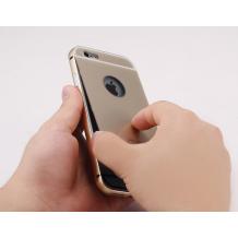 Метален бъмпер / Bumper / с твърд гръб за Apple iPhone 6 Plus / iPhone 6S Plus - светло сив