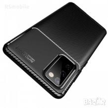 Луксозен силиконов калъф / гръб / TPU Auto Focus за Samsung Galaxy S20 FE - черен / Carbon