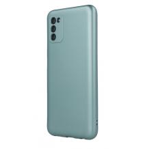 Силиконов калъф / гръб / TPU кейс Metallic Cover за Samsung Galaxy A52 4G / A52 5G / A52s 5G - зелен
