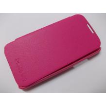 Кожен калъф Flip Cover тип тефтер за HTC Desire 500 - розов