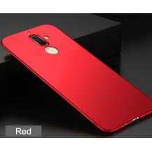 Силиконов калъф / гръб / TPU за Nokia 7 Plus - червен / мат