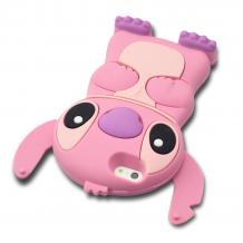 Силиконов калъф / гръб / TPU 3D за Apple iPhone 6 4.7'' - Stitch / розов