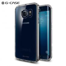 Ултра тънък силиконов калъф / гръб / TPU Ultra Thin G-Case за Samsung Galaxy S6 Edge G925 - сив