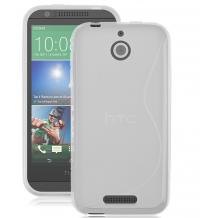 Силиконов калъф / гръб / TPU S-Line за HTC Desire 510 - прозрачен