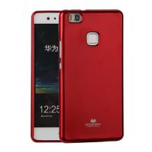 Луксозен силиконов калъф / гръб / TPU Mercury GOOSPERY Jelly Case за Huawei P10 Lite - тъмно червен