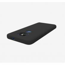 Силиконов калъф / гръб / TPU за Motorola Moto E7 Plus - черен / мат