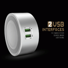 Универсално зарядно устройство 220V 2.4A 2 USB LDNIO A2208 - LED LAMP