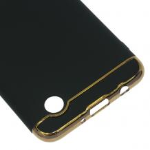 Луксозен твърд гръб 3in1 за LG K4 2017 - черен