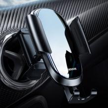 Универсална стойка за кола Baseus Future Gravity Air Vent Car Holder за Samsung, Apple, Huawei, Lenovo, LG, HTC, Sony, Nokia, ZTE, Xiaomi - черна / въртяща се на 360 градуса