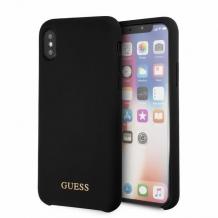 Оригинален гръб GUESS за Apple iPhone X / iPhone XS - черен