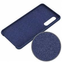Луксозен силиконов калъф / гръб / Nano TPU за Samsung Galaxy A41 - син