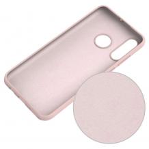 Луксозен силиконов калъф / гръб / Nano TPU за Samsung Galaxy A70 - светло розов