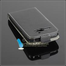 Кожен калъф Flip тефтер за Alcatel One Touch Star 6010D - черен