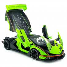 Метална кола Lamborghini Essenza SCV12 със звук, светлина и отварящи се врати 1:24