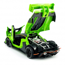 Метална кола Lamborghini Essenza SCV12 със звук, светлина и отварящи се врати 1:24