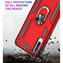 Силиконов гръб Spigen със стойка и магнитно захващане за Samsung Galaxy A20e - червен