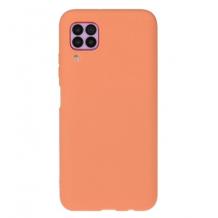 Луксозен силиконов калъф / гръб / Nano TPU за Huawei P40 lite - светло оранжев