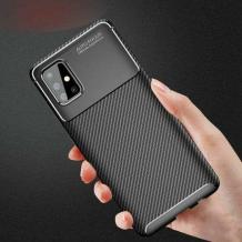 Луксозен силиконов калъф / гръб / TPU Auto Focus за Samsung Galaxy S20 Plus - черен / Carbon