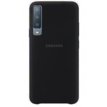 Оригинален гръб Silicone Cover за Samsung Galaxy A7 2018 A750F - черен