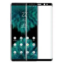 3D full cover Tempered glass screen protector Samsung Galaxy Note 9 / Извит стъклен скрийн протектор Samsung Galaxy Note 9 - черен