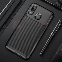 Луксозен силиконов калъф / гръб / TPU Auto Focus за Huawei Honor 20 Lite - черен / Carbon